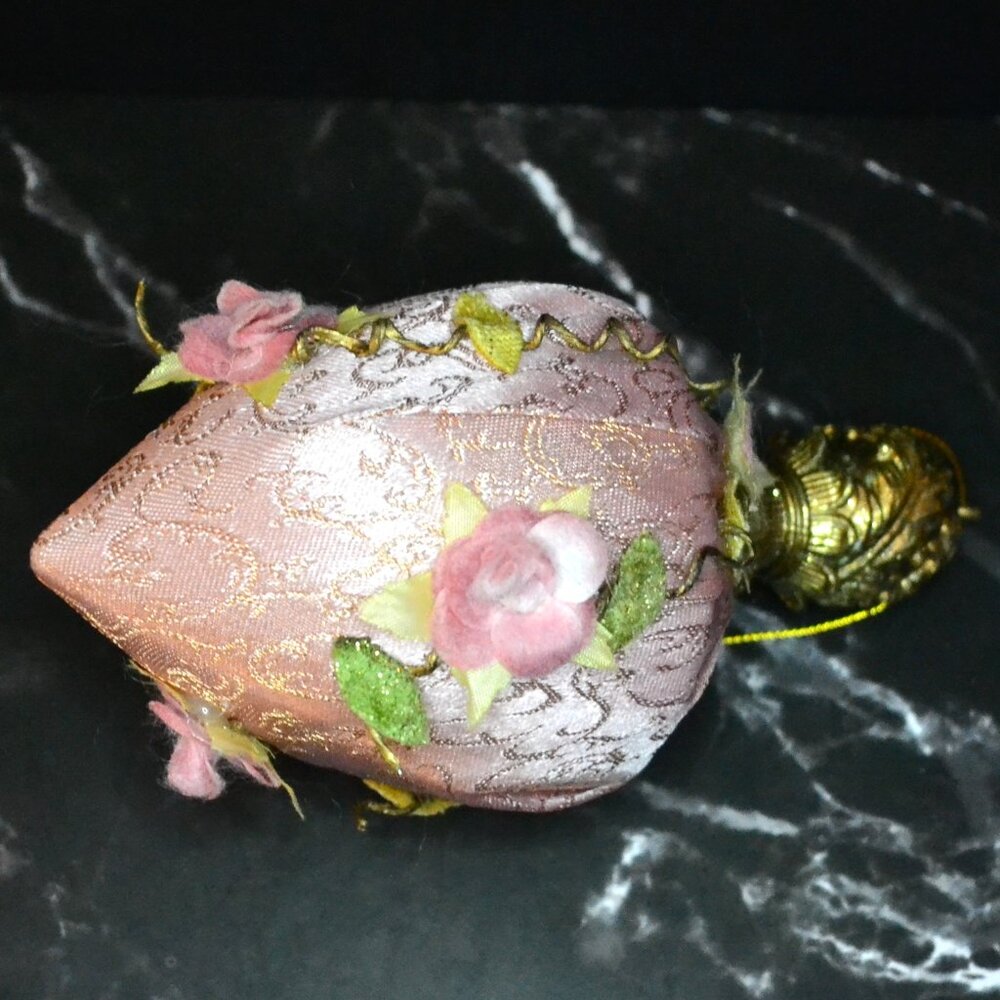 Set Of 3 Victorian Inspired Design Christmas Tree Ornaments Holiday Decor - Picture 5 of 6